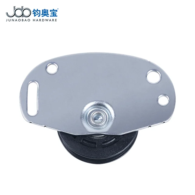 Furniture hardware sliding wardrobe door roller fittings system plastic roller with wooden door