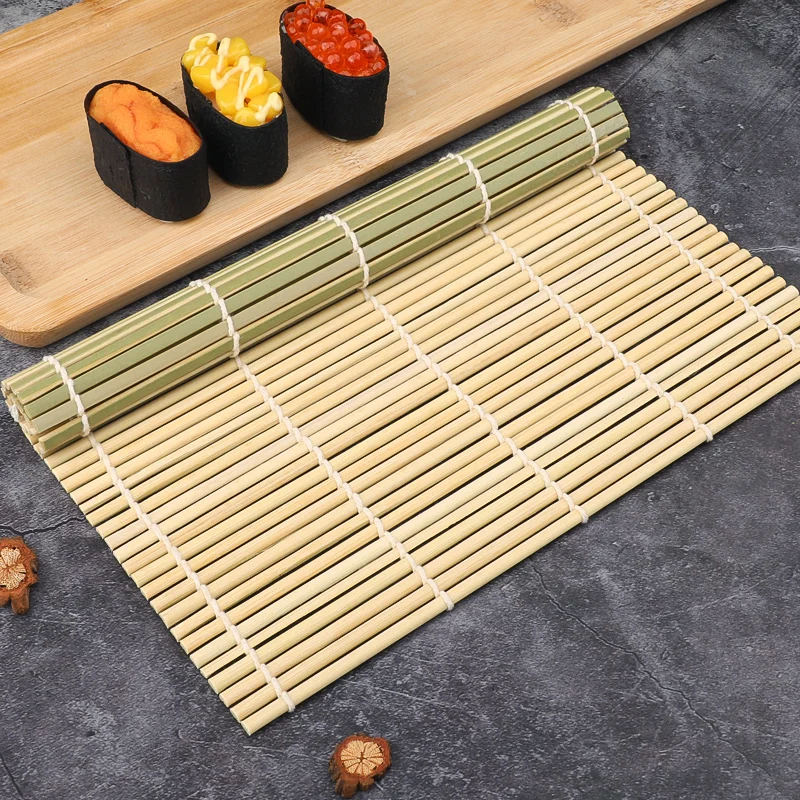 Eco-frindly natural bamboo sushi set cooking tool healthy bamboo sushi mat suitable for sushi restaurants