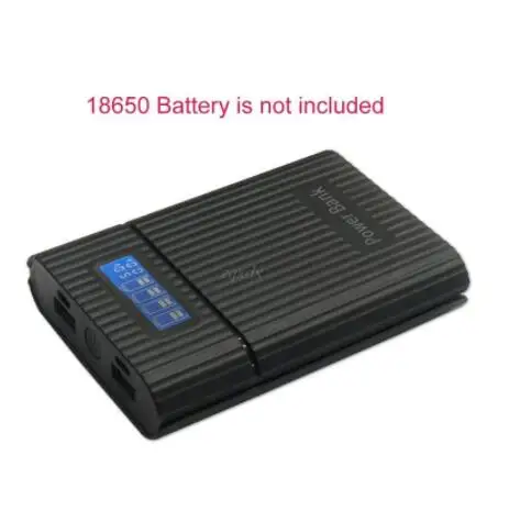 Бизнес-подарок DIY 10000 мАч Power Bank Box Shell с 2xusb Выход & дисплей для телефонов