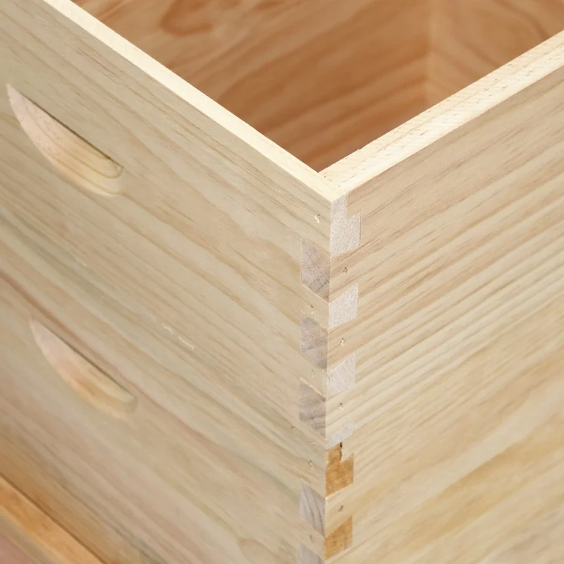 Dovetail bee hives for beekeeping Fir 3 Layer bee hive box in bulk wholesale