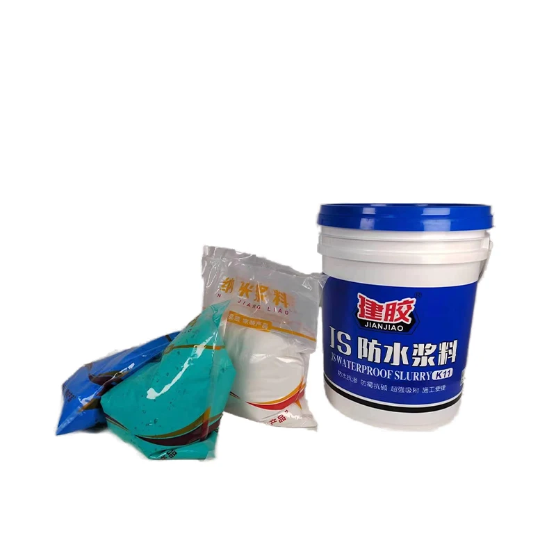 Liquid Applied Waterproofing Chemicals   Elastomeric Coating Acrylic Based Polymer Additive JS Waterproof Slurry