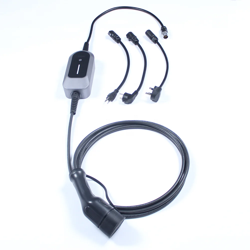 Hengyi manufacture AC Evse car charging station type 1 type 2 3.5/7kw 240v 32a home mobile fast portable ev charger