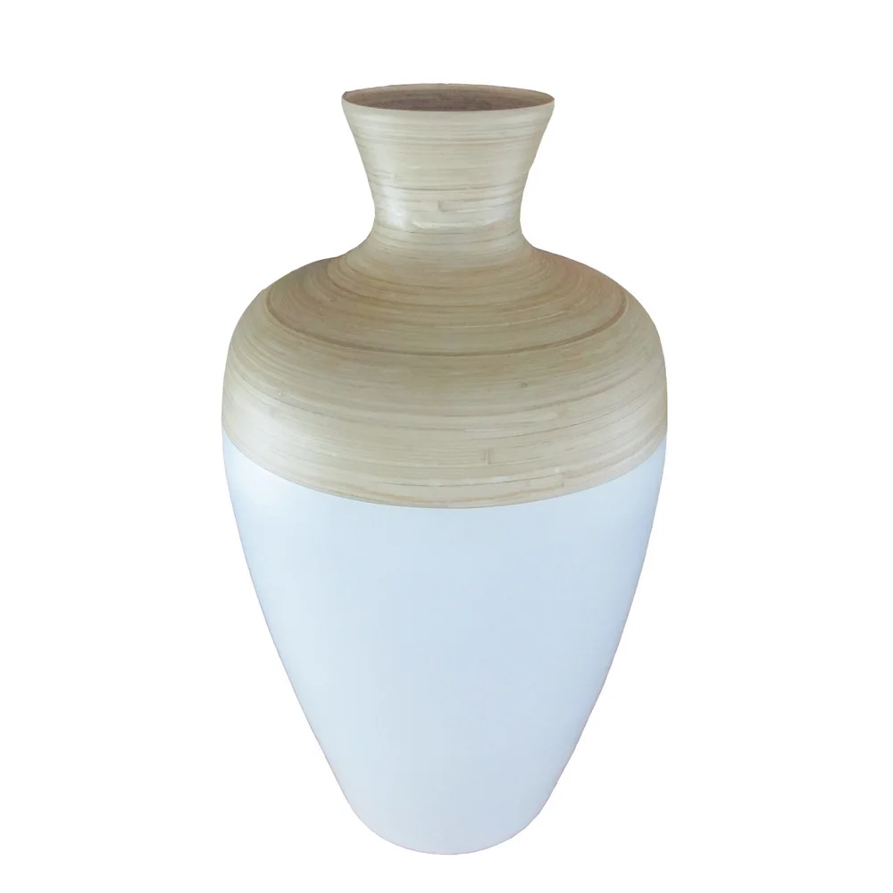 Premium Quality Home Decor Bamboo Vase New Design Spun Natural Bamboo Handicraft with Wedding Occasion Best Collection