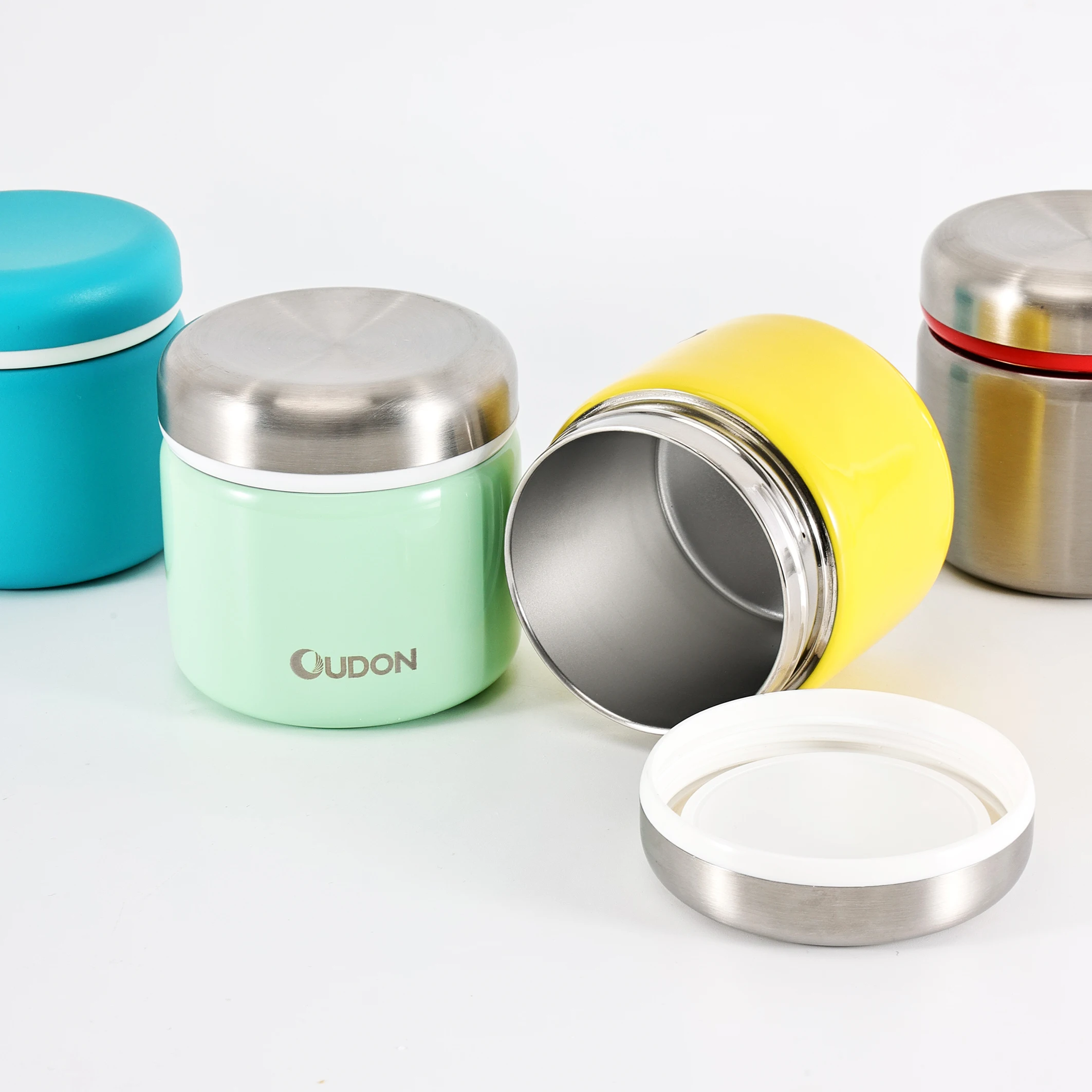 Eco-friendly 270ml Easy To Carry Vacuum Insulated Food Container Stainless Steel Food Flask