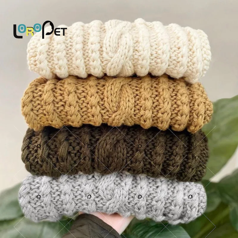 Factory Customized Winter High Quality Pet Clothing Apparel Luxury Dog Clothes Dog Sweater