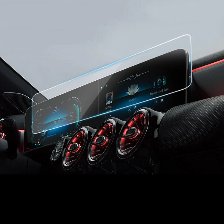 
2.5D 0.33mm For Mercedes Benz E- Class S-Class Car GPS System Display Tempered Glass Car navigation Screen Protector 