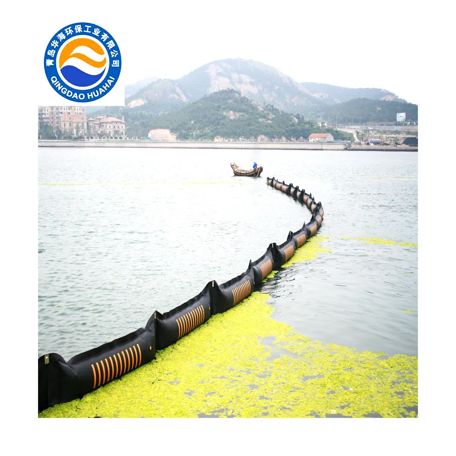 2023 hot selling customized resistance to prolonged sunlight Inflatable rubber boom for sea environment