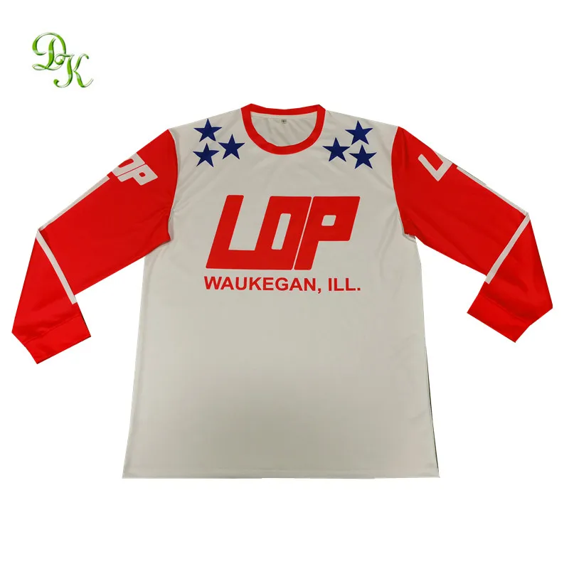 custom design sublimated motorcycle race team shirt