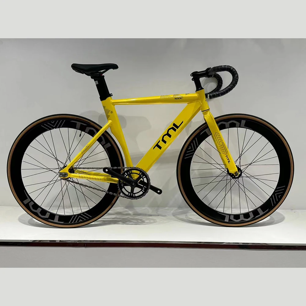 Aluminium Alloy Single Speed  Custom Track Bicycle Racing Bike Gear Cycle 700C Fixed gear mountain bike for man Gear Bike