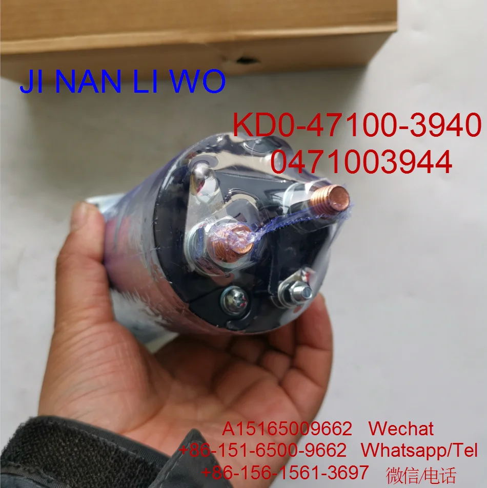 Starter switch  KOMATSU Engine  6D125 PC400-7 PC360-7 KD0-47100-3940  0471003944  0471003940 24V 7.5KW