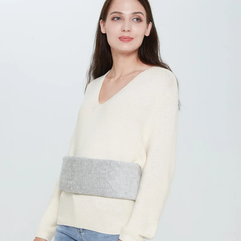 Long hot water bag warm back warm shoulders and warm bed water injection large hot water bottle with cover