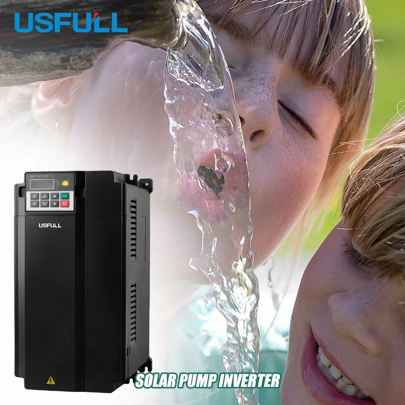 USFULL0.75KW 1.5KW 2.2KW 4KW 5.5KW 7.5KW Solar Pump Inverter With MPPT Wholesale Price For Irrigation Deep Well Water Pumps