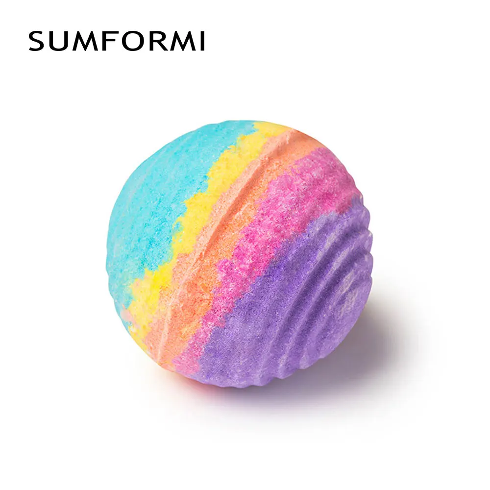 ODM/OEM Private Label Colorful Cake Bubble Bath Gift Set Fizzy Vegan soap Cute Kids Bath Bombs