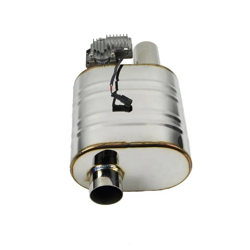 Universal Muffler Electric Motor Remote Valve Kit with Controller Box