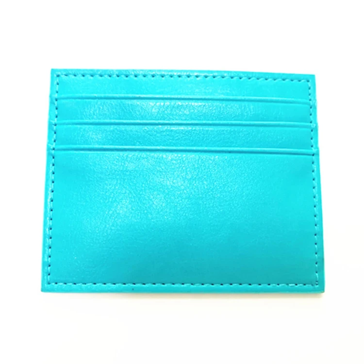 Popular hot PU pocket card holders colorful custom logo card sleeve protection collect ID bank card sleeve