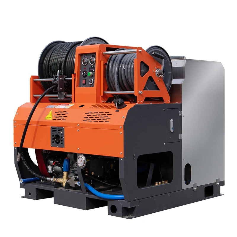 AMJET 4350psi 37hp energy saving innovative automated high pressure cleaner water jet cleaning machine