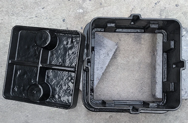 EN124 D400 Cast Iron Manhole Cover: Superior Strength with Nodular Graphite, Durable and Reliable for Heavy Traffic Areas