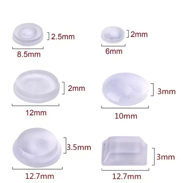 Silicone Cutting Cylindrical Moulding Clear Rubber Pad Silicone Rubber