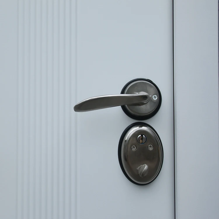 Customized Modern Exterior Metal panel Doors Simple Security Front Entry Steel China Main Door for Home Houses Inside
