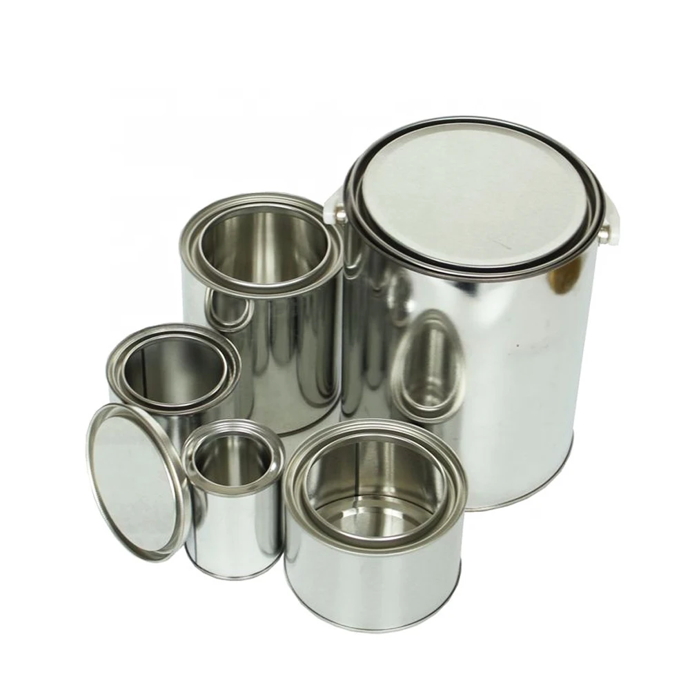Customize Paint Tin Can 250ml 8oz Paint Tin Can Wholesale Empty Paint Cans