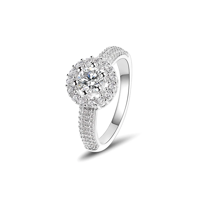 China jewelry wholesale 925 silver CZ ring band