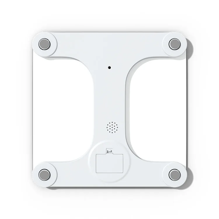 Voice function basic square electronic digital bathroom scale 180kg talking body weighing floor scale