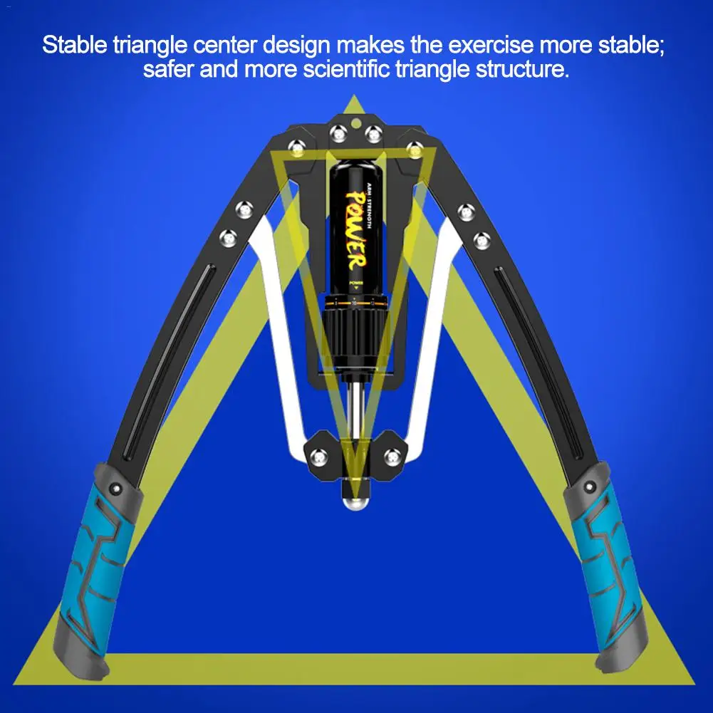 
Factory price arm exerciser adjustable double spring grip strength black steel shaper hydrolic power twister 