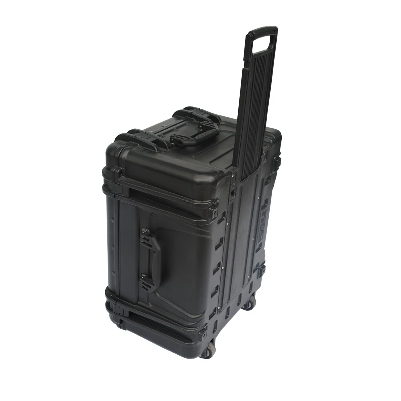 
LG-655237 Best quality wheeled trolley hard plastic box trade assurance IP67 waterproof plastic case trolley tool case 