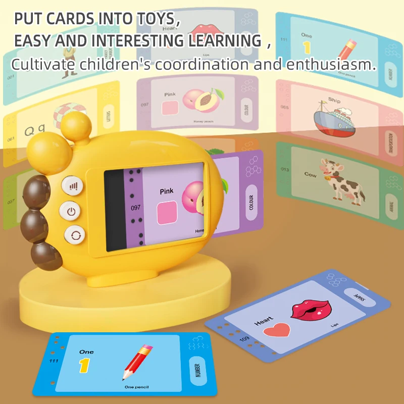 New STEAM Educational Baby Toys ABC Talking Flash Cards Kindergarten English Language Learning Machine E Readers Toddler 2-4 Kid