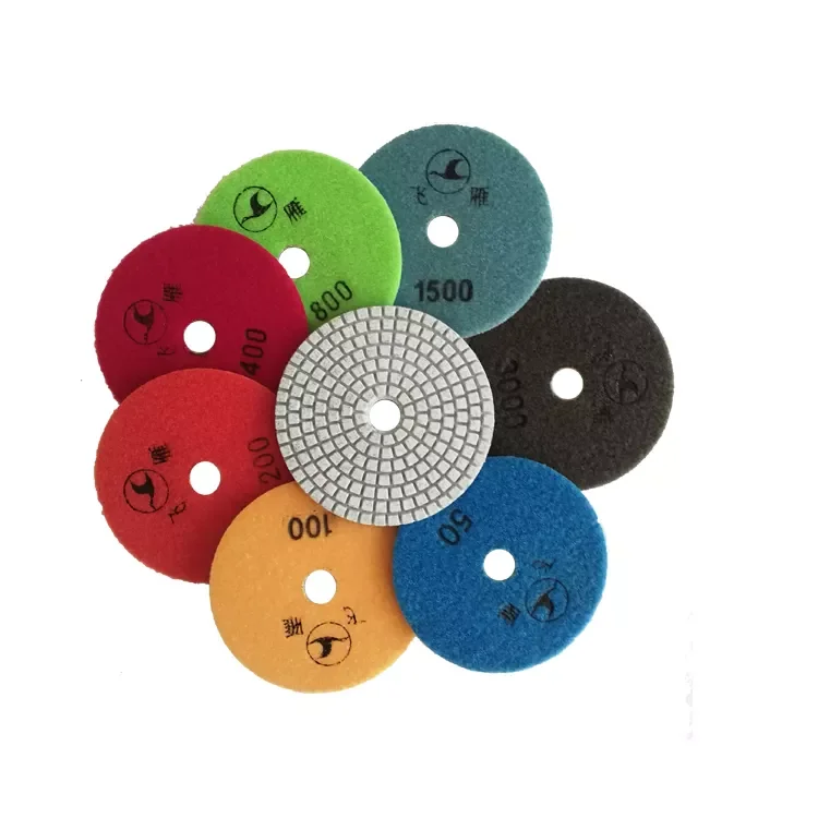 nylon polishing pad set Tools For Stone Concrete Tile