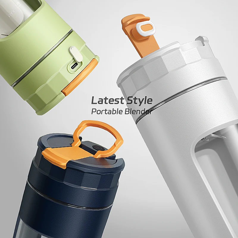 New Electric Juice bottle 4-Leaf Blade 600ML Fruit and Vegetable Blender Juicer for Food Grade Material Household