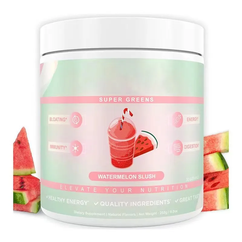 OEM/ODM Private Label Greens Superfood Powder Supplement Adult Applicable Green Powder Supplement