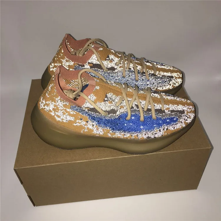 
Putian factory 1:1 Original Quality Yeezy 380 Pepper Onyx Mist Alien Black Sports Sneaker Running Shoes with Shoe Box 