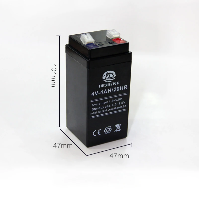 Factory Direct Sale 4v4ah 4v3ah 4v4.5ahLead Acid Battery For Electronic Scale Battery UPS Battery