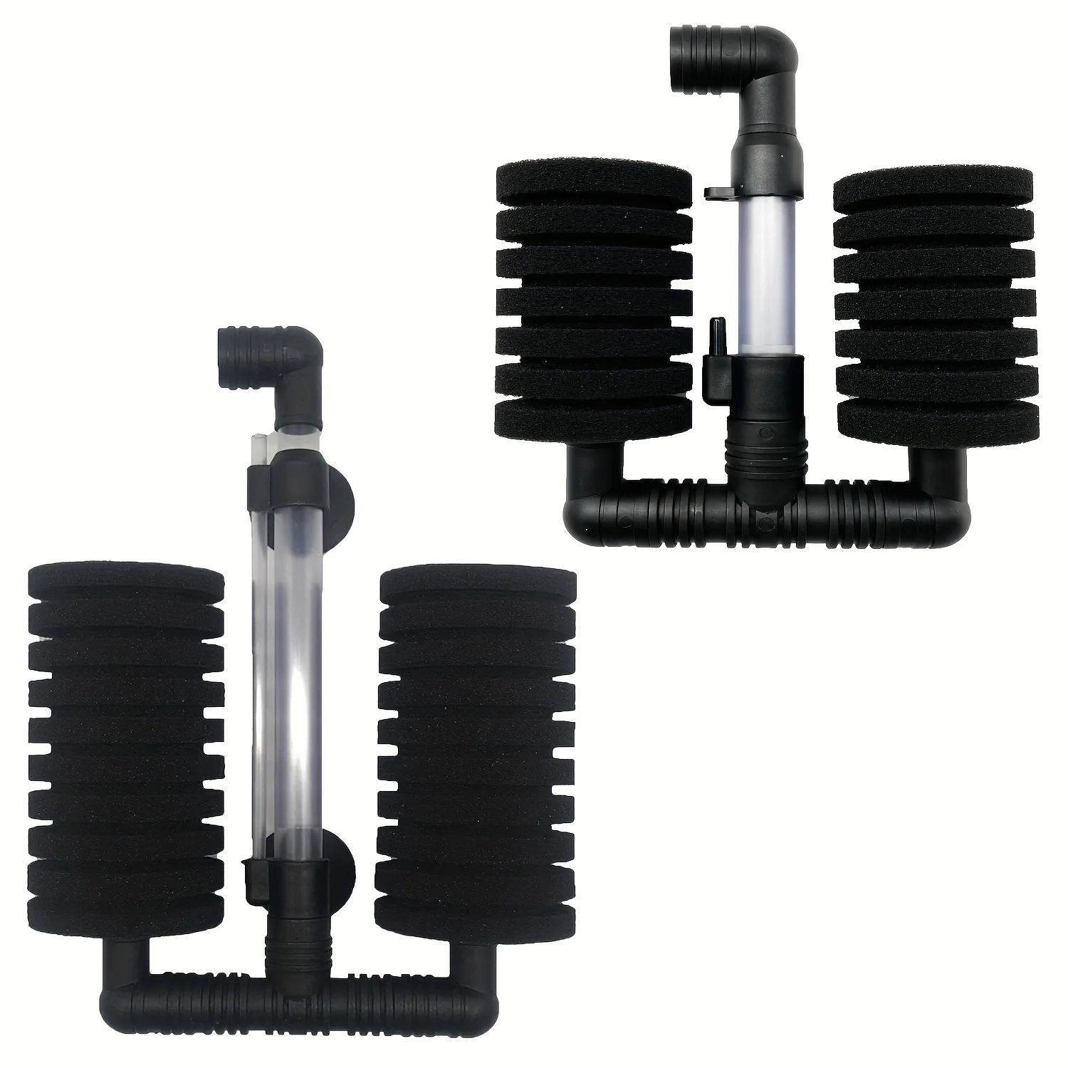 Quiet Aquarium Air/Oxygen Water Pump Single/Double Sponge Cotton Filter Box System Biochemical Bio Fish Tank Accessories Stocked