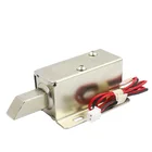 DC12V Furniture Lock Mini Electric Solenoid Electromagnetic Door Drawer Tongue down Type