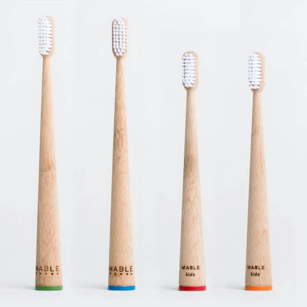 
Factory direct sale Amazon hot section round handle bamboo toothbrush color bamboo toothbrush for hotel 