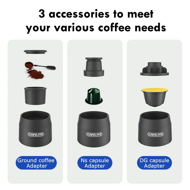 CAFELFFE оптовая цена новый дизайн машина для путешествий кофе на ходу мини-автоматические эспрессо электрические капельные портативные кофеварки 501