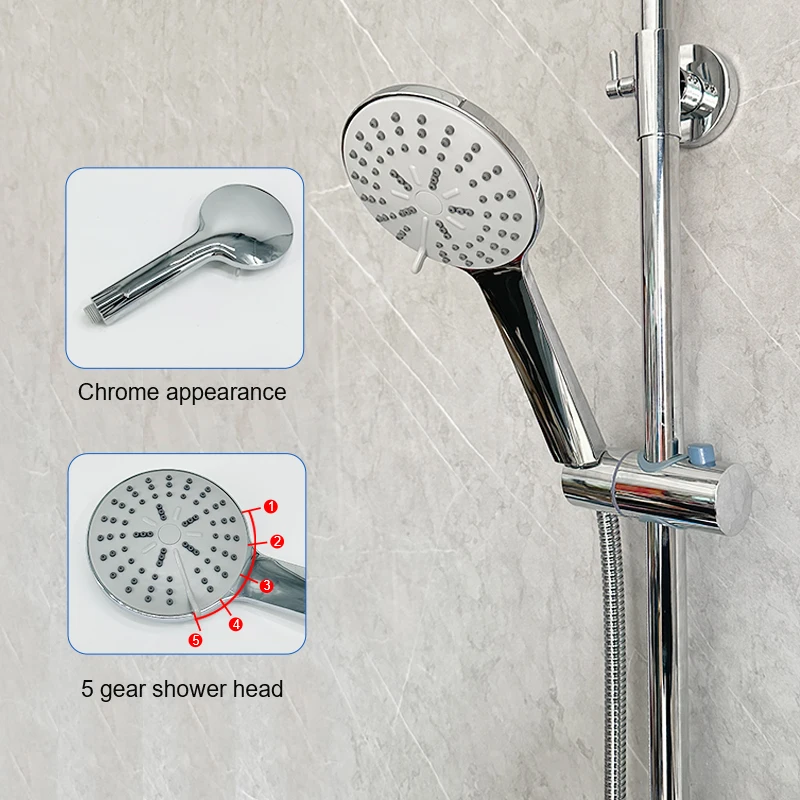 Factory cheap Price top shower two functions Stylish Luxury Shower Set house bathroom use easy installation