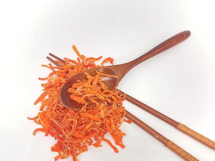 100% Pure Carrot Organic Dehydrated AD Steam treated dried Carrot slice/Shredded carrot