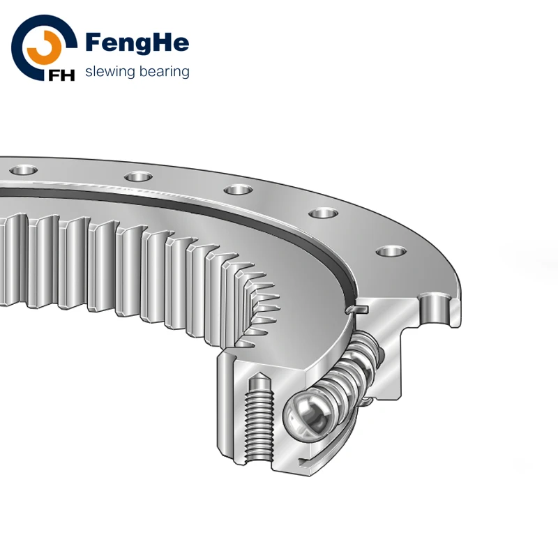 slewing bearing parts, Lightweight slewing bearing manufacturer, high-precision rotating platform rotating tooth plate