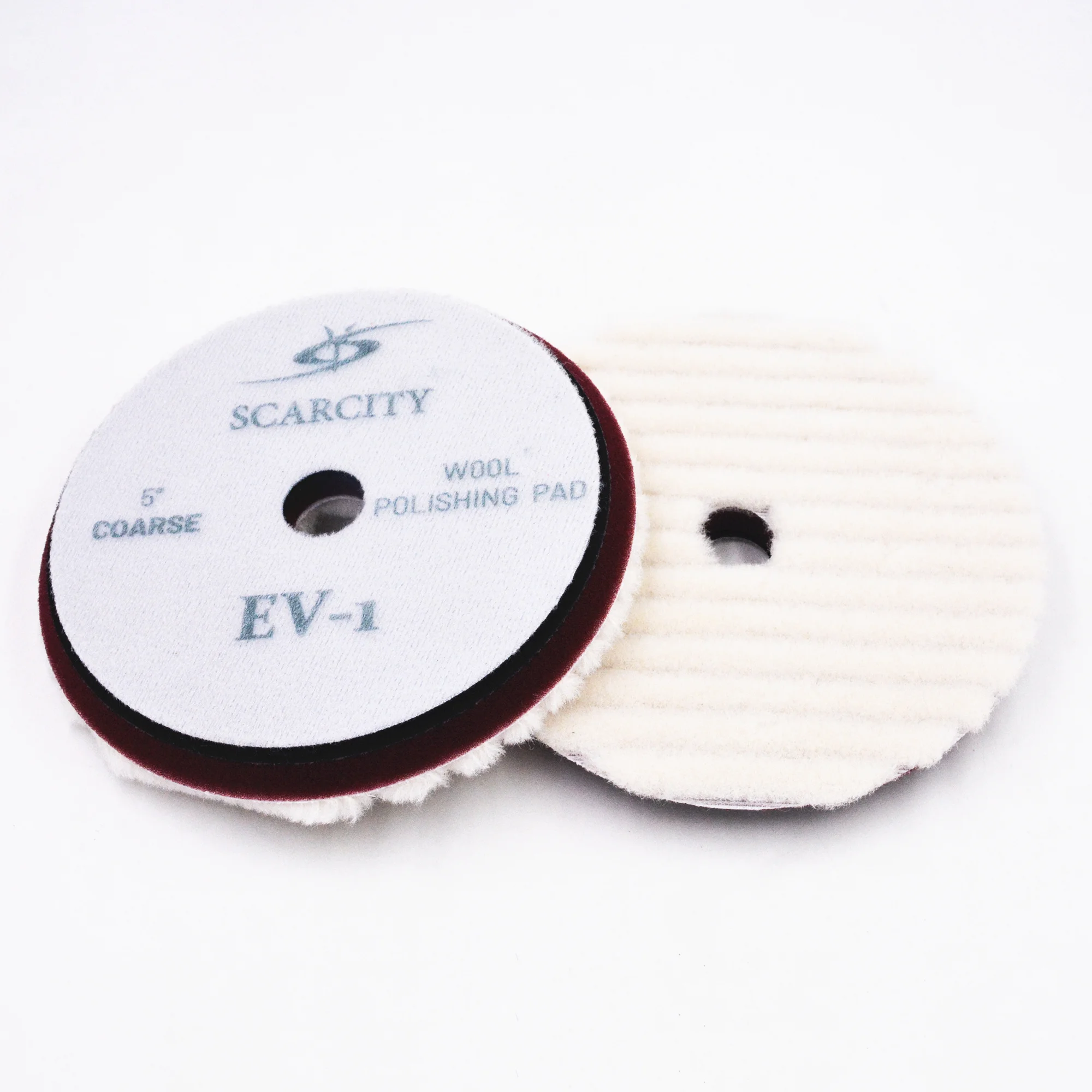 SCARCITY 125mm 5inch Wool Multi Purpose Polish Pad EV-1
