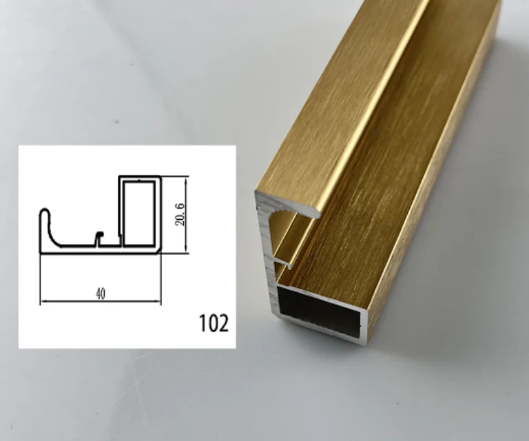 Door Kitchen Frame Wardrobe Glass Cabinet Aluminum Home Furniture Bedroom Antique Modern Aluminium Profiles for Kitchen Door
