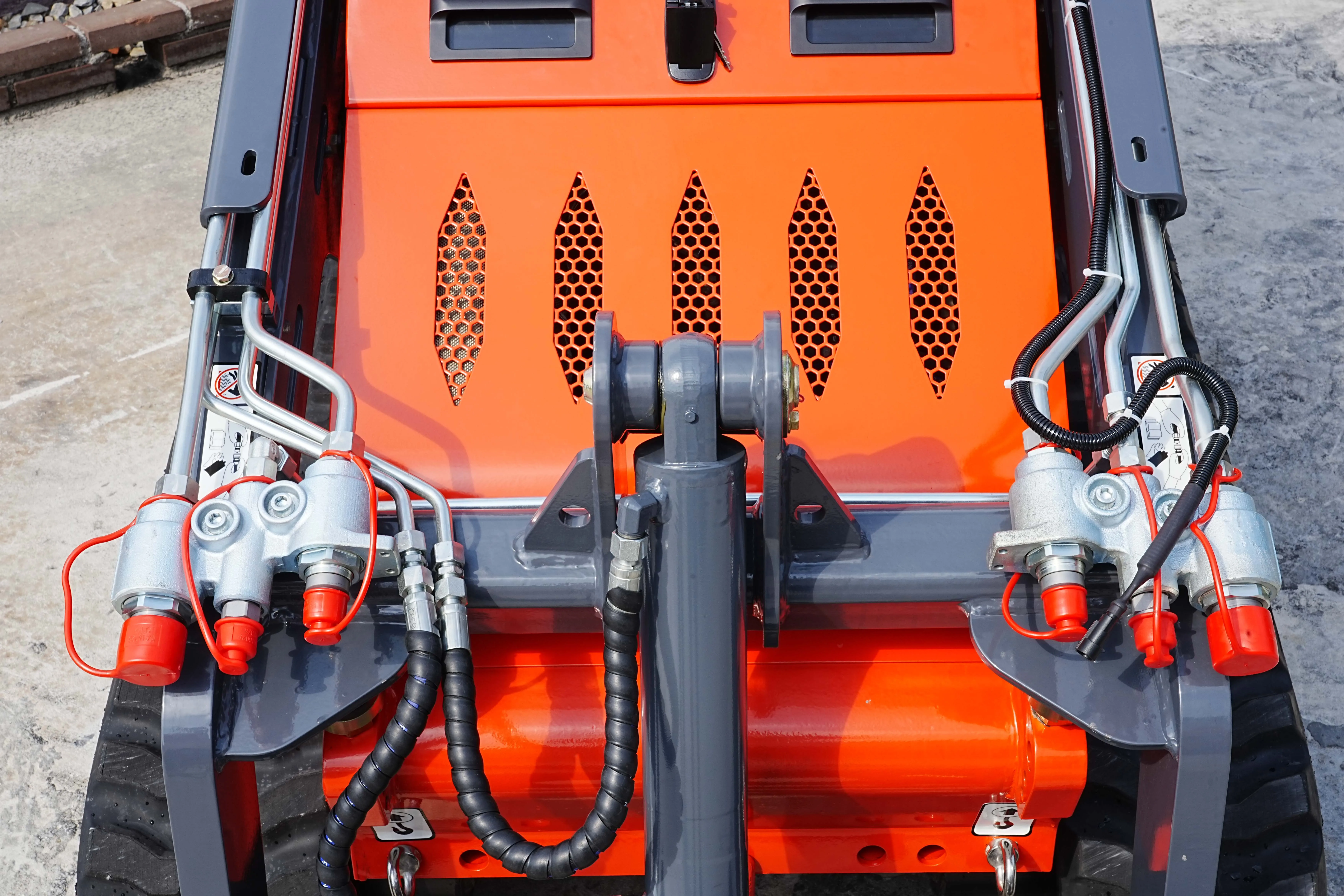 Mini skid steer loader rubber tracks with attachments can ship to USA Germany Uk