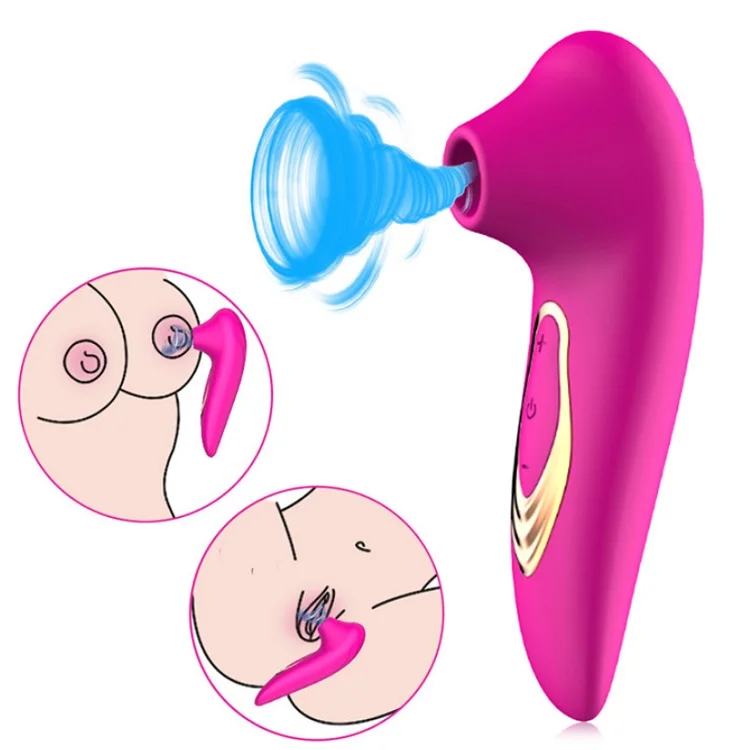 Sucking Vibrator, Clit Sucker Clitoris Stimulator Masturbator Sex Toy Suction Vibrator for Woman