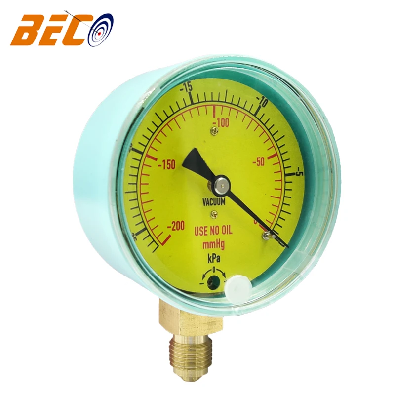 Beco 2.5' bellows  vacuum pressure gauge -25 kpa  MRI medical equipment manometers
