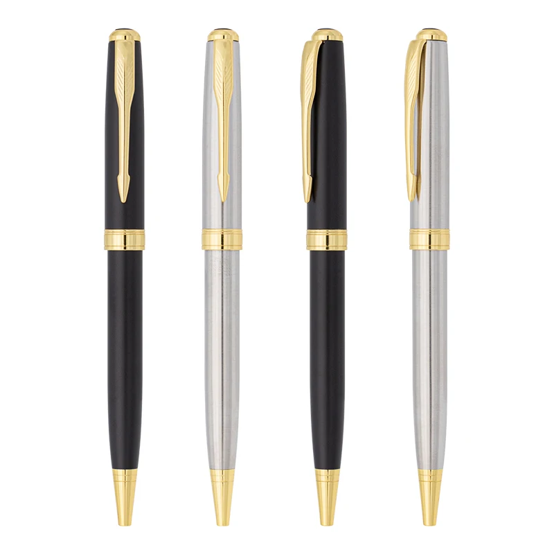 Hot sale high quality luxury  plating metal roller pen with custom logo