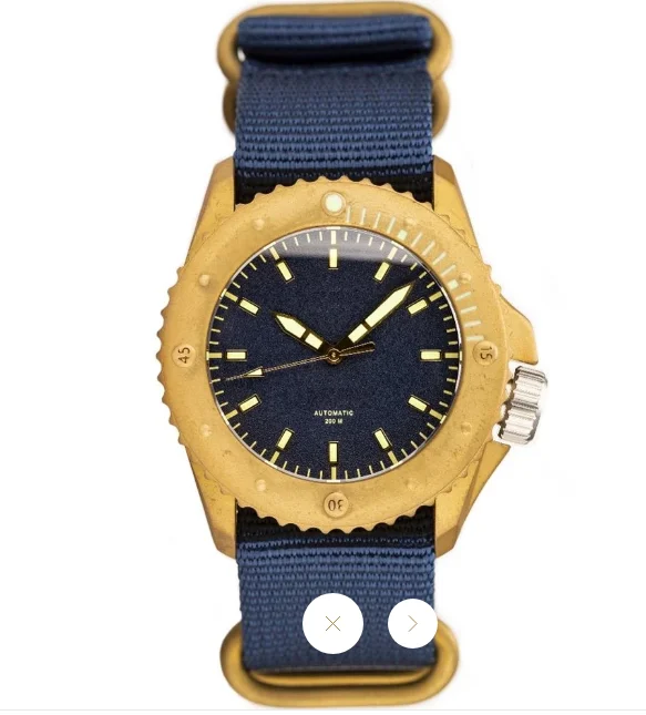 Fashion brass watch custom logo own brand customization water resistant watches automatic wrist watches for men