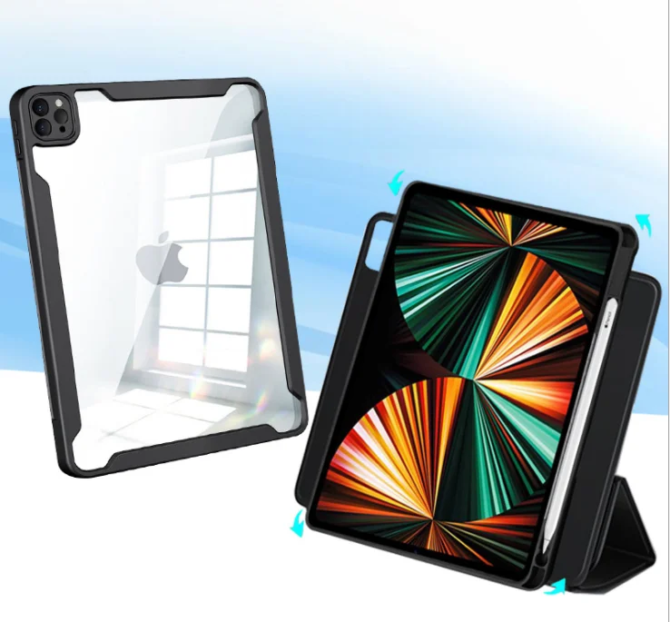 Magnet three fold protective stand case for iPad mini 6 2021 smart case