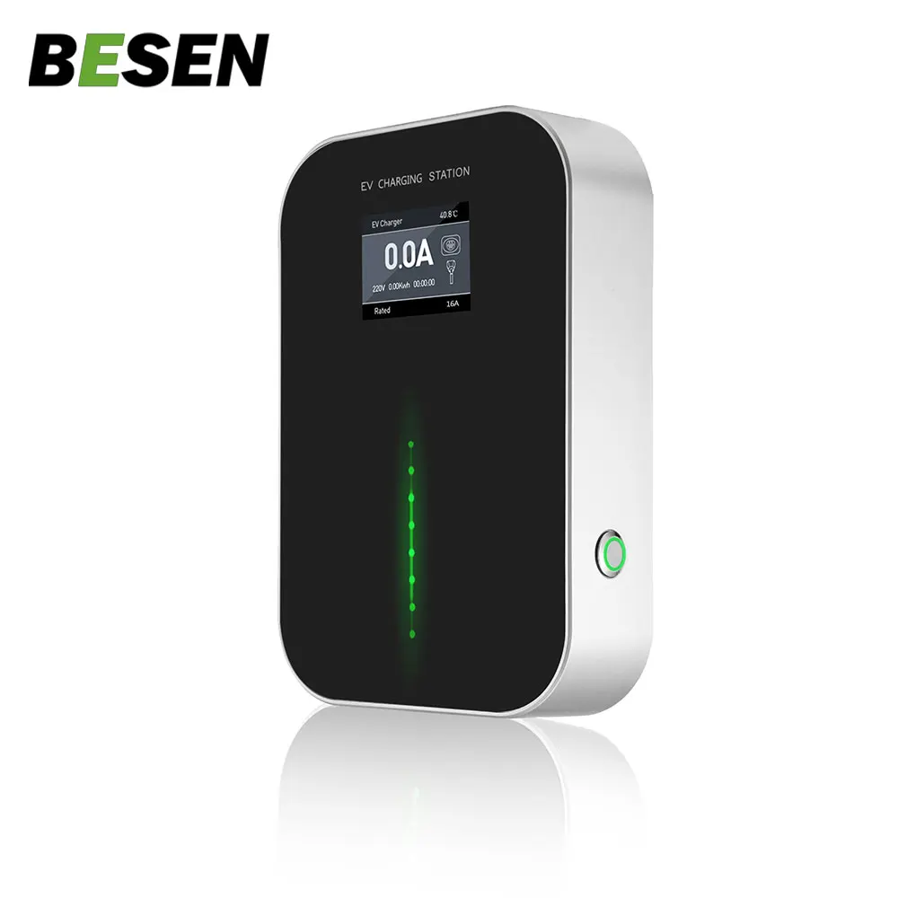Производитель 11 кВт Wi-Fi wallbox настенное зарядное устройство для электромобилей автомобильная станция с разъемом iec